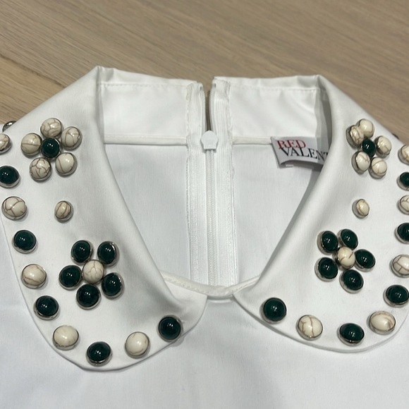 Red Valentino beaded blouse - Picture 2 of 5